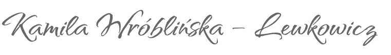 Kamila Wróblińska – Lewkowicz